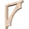 Ekena Millwork Westlake Slat Smooth Bracket w/ Offset Brace, Douglas Fir, 5 1/2"W x 40"D x 44"H BKT0604X40X44WTL06SDF - alternate 1